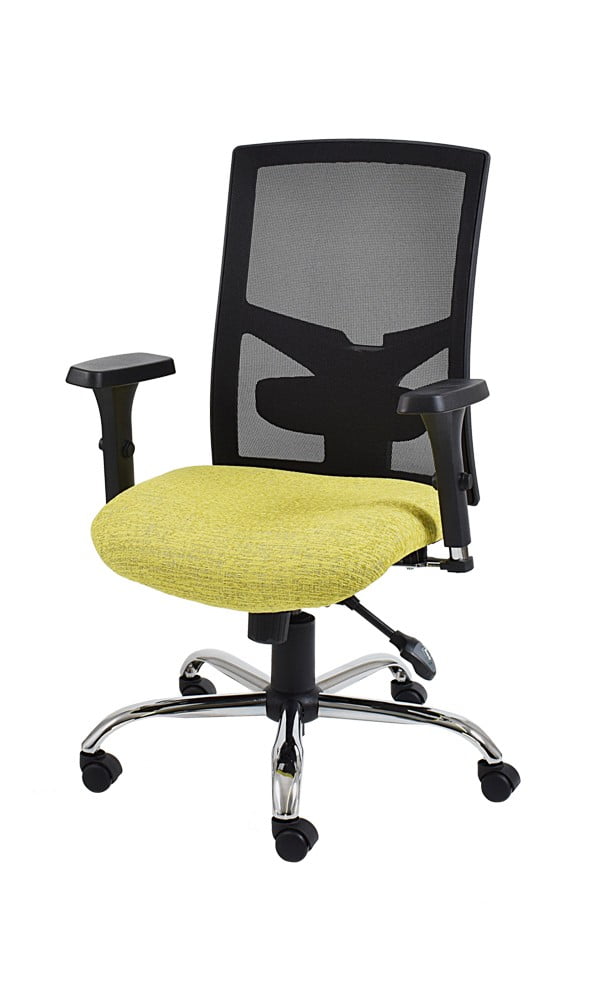 Yellow Netted office furniture chair