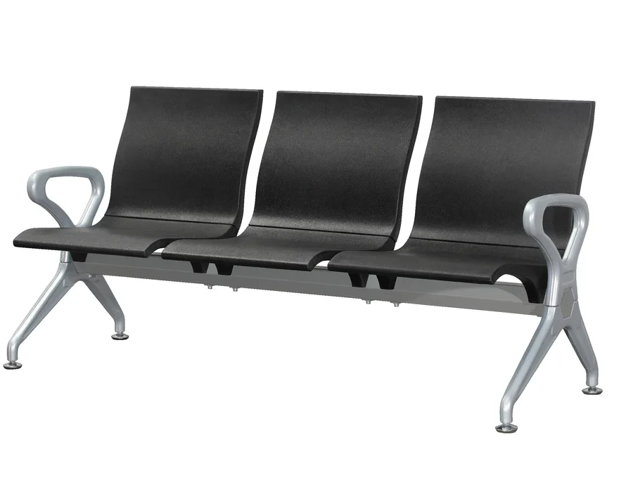Polyurethane 3 Seater Public Seat