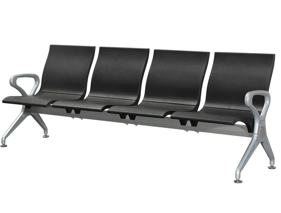 Polyurethane 4 Seater Public Seat